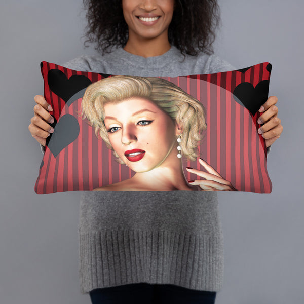 Classic Love Art Throw Pillow - by Artist Donna Lisa