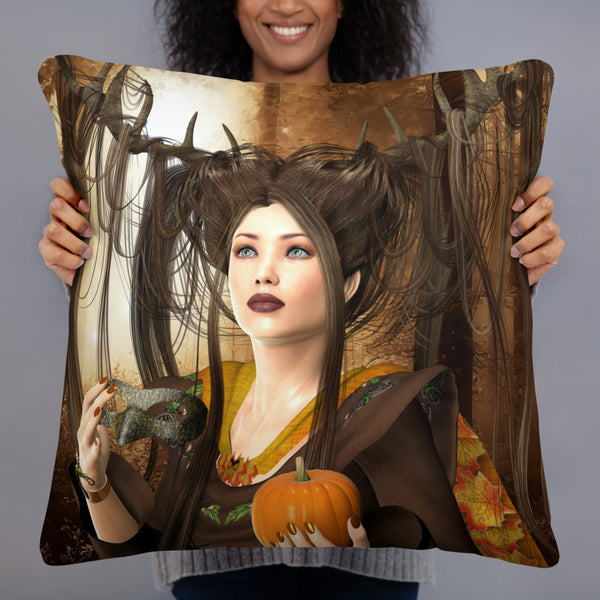 Throw Pillow - Autumn - by Artist Donna Lisa