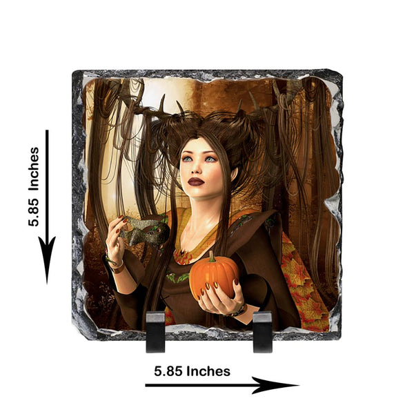 Autumn Artwork - Standing Slate Collectible Keepsake Art by Artist Donna Lisa