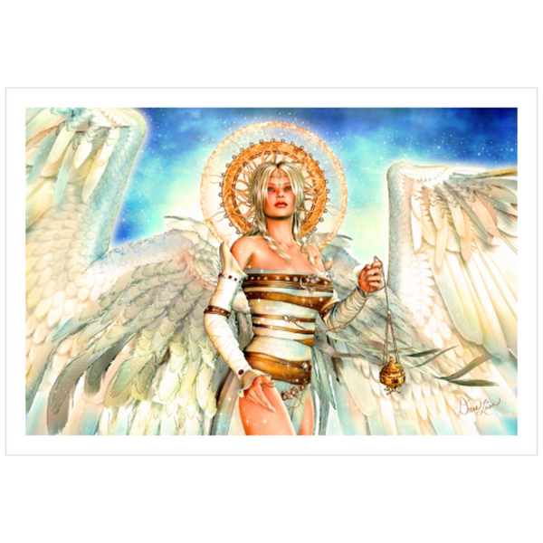 Heavenly Angel Fine Art Print by Artist Donna Lisa