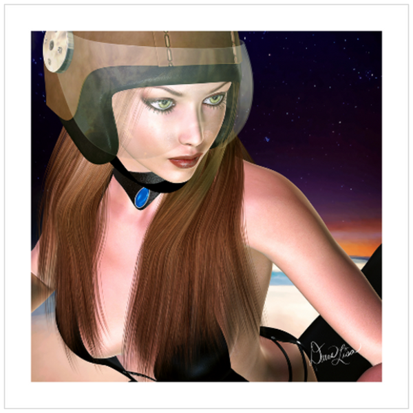 Cosmic Ryder Fine Art Prints by Artist Donna Lisa