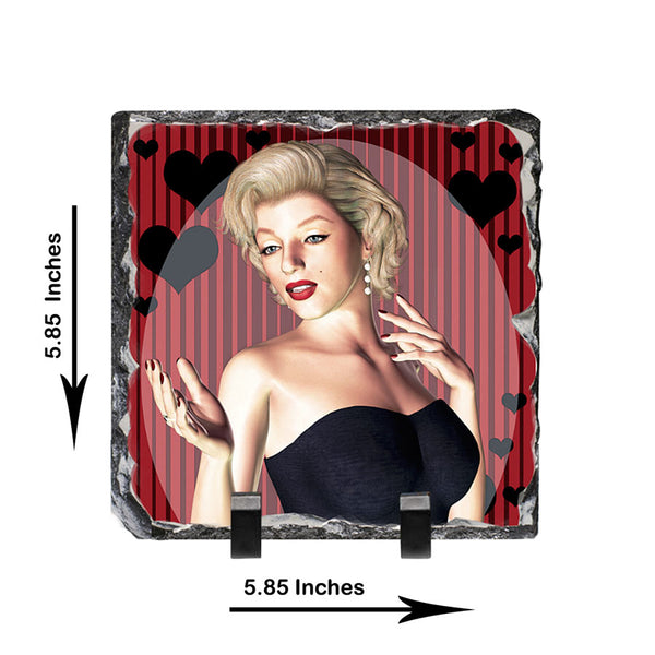 Classic Love Artwork - Standing Slate Collectible Keepsake Art by Artist Donna Lisa