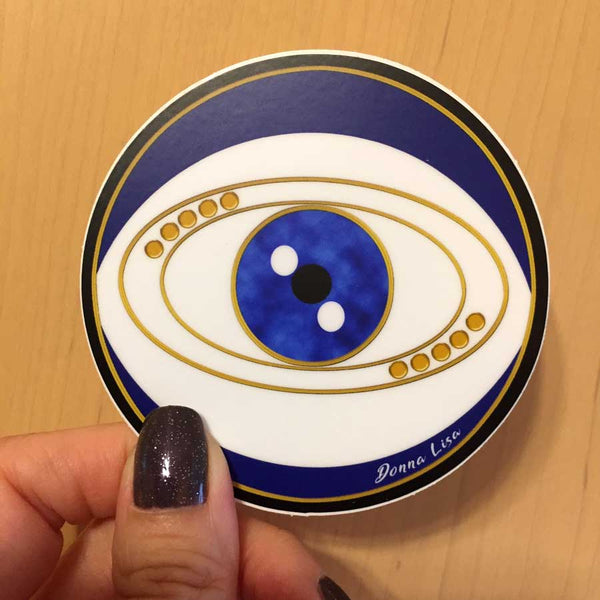 Evil Eye Talisman 3x3 Die Cut Sticker
