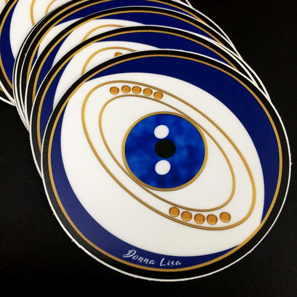 Evil Eye Talisman 3x3 Die Cut Sticker