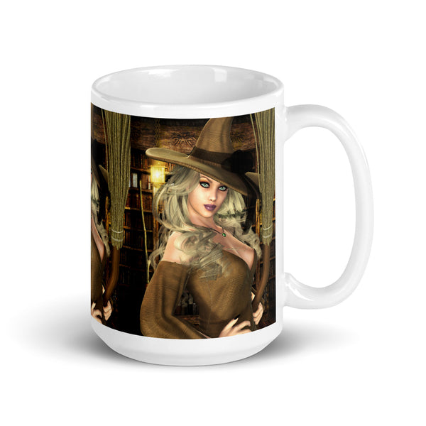 Witchery Witch Art Mug by Donna Lisa