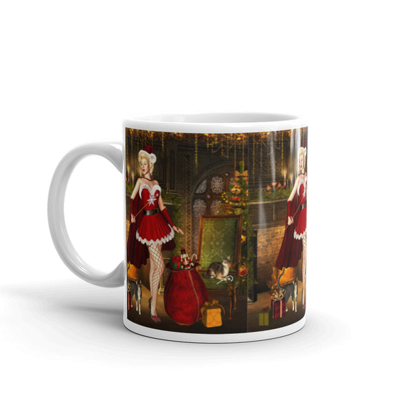 Santa Baby Christmas Mug - Art by Artist Donna Lisa