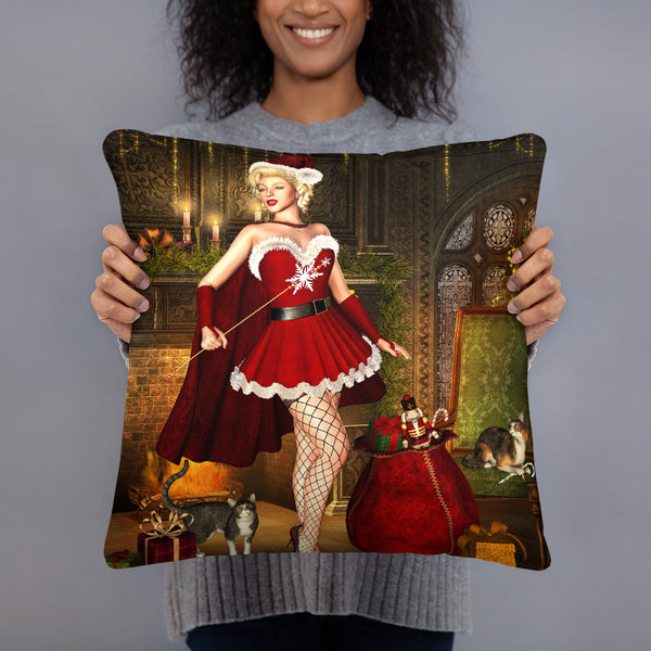 Santa Baby Christmas Throw Pillow