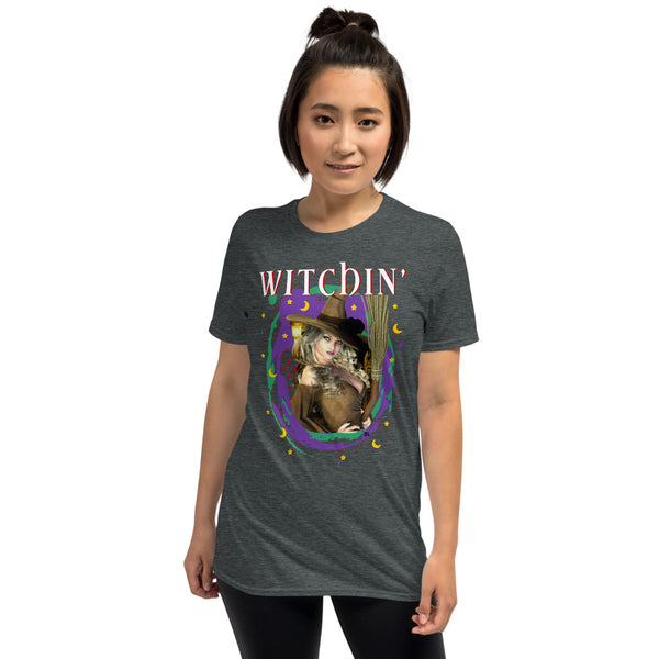 Witchin' Witch S/S Unisex DRK T-Shirt - Art by Donna Lisa