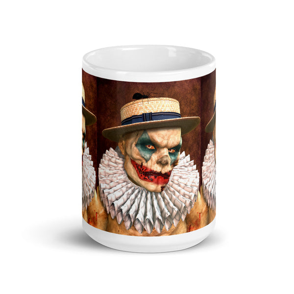 Sam Zombie Clown Art Mug by Donna Lisa