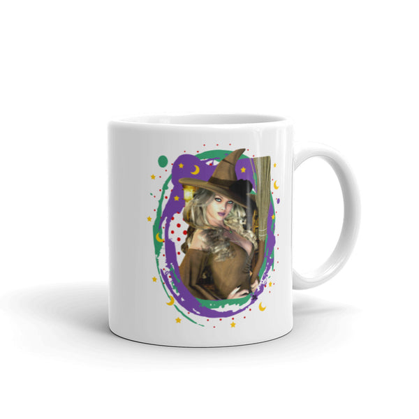 A Splash of Witch Art Mug - By Donna Lisa