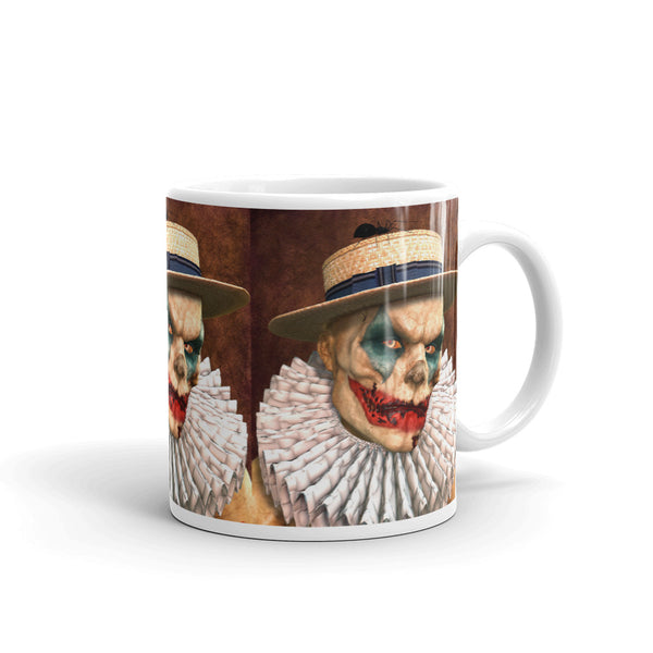 Sam Zombie Clown Art Mug by Donna Lisa
