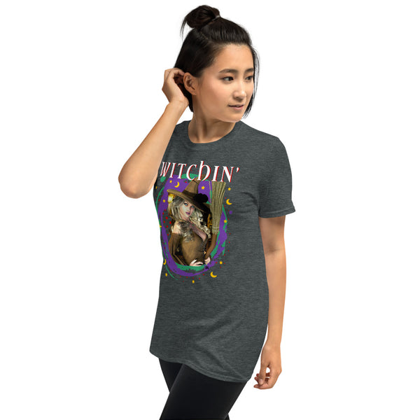 Witchin' Witch S/S Unisex DRK T-Shirt - Art by Donna Lisa