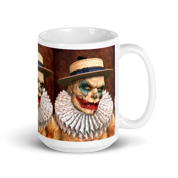 Sam Zombie Clown Art Mug by Donna Lisa