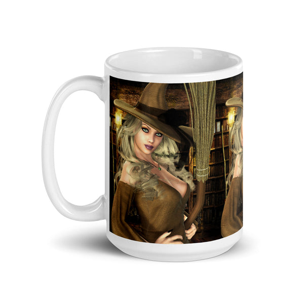 Witchery Witch Art Mug by Donna Lisa