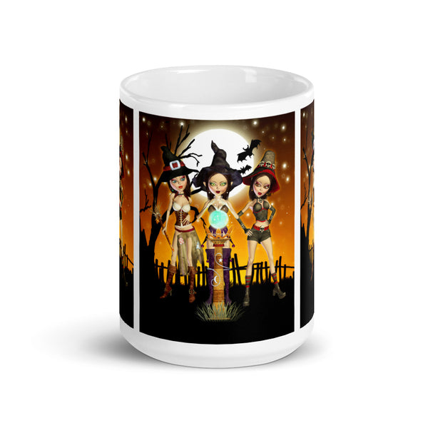 Sisters Three Witch Mug - Art by Donna Lisa