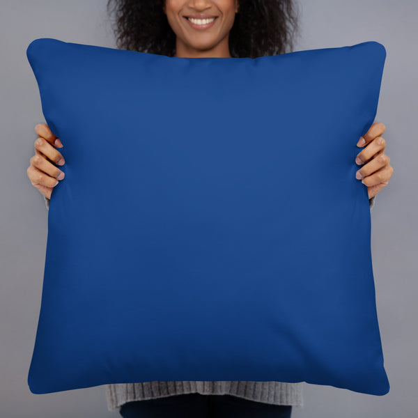 Blue Evil Eye All Over Pattern - Throw Pillow - Art by Donna Lisa
