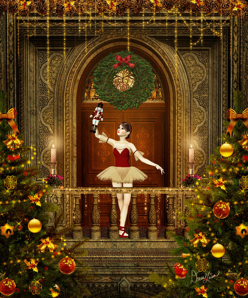 Nutcracker Ballerina Fine Art Print - Donna Lisa Art