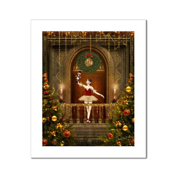 Nutcracker Ballerina Fine Art Print - Donna Lisa Art