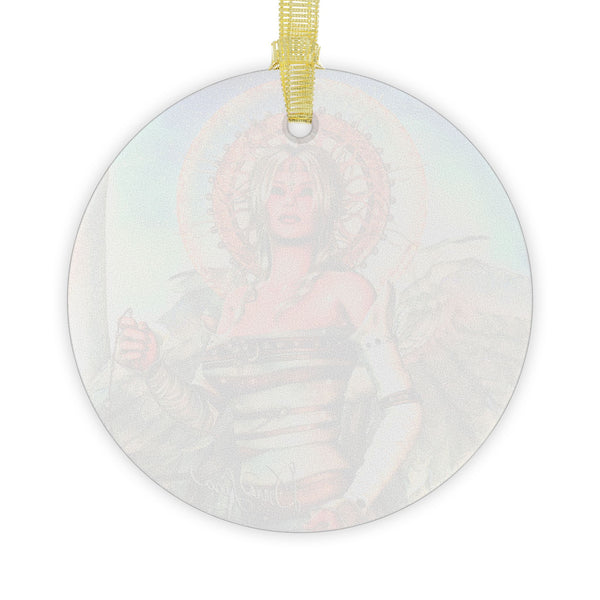 Heavenly Angel Art Glass Ornament by Artist Donna Lisa