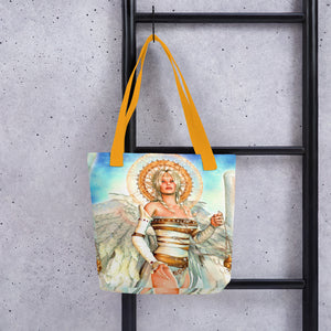 Heavenly Angel Art Tote Bag by Artist Donna Lisa