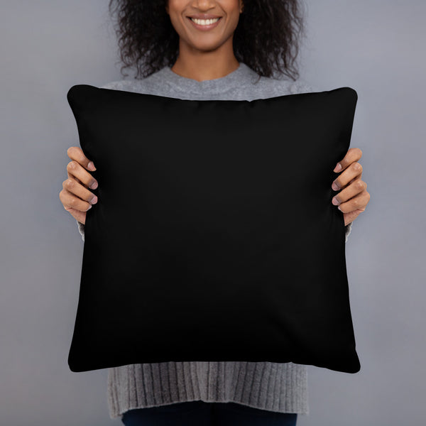 Meowgical Black Cat Throw Pillow - by Artist Donna Lisa