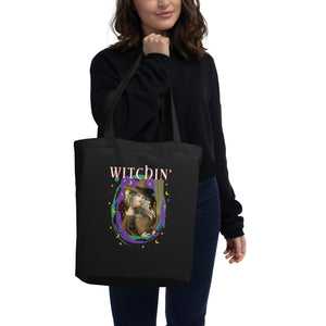 Witchin' Witch Eco Tote Bag by Donna Lisa
