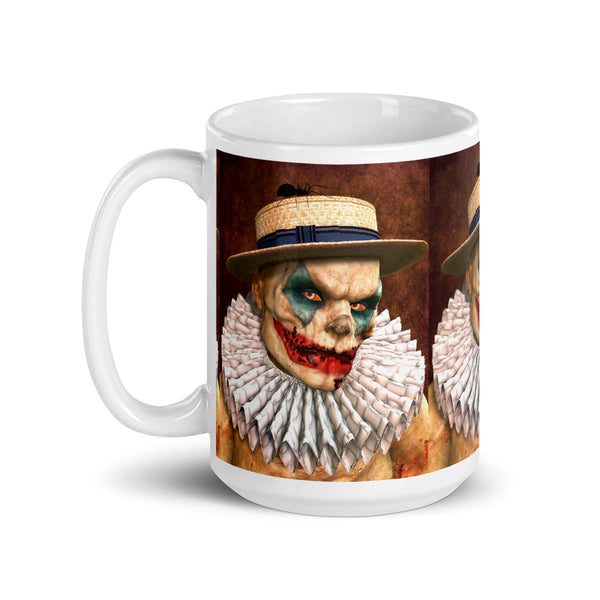 Sam Zombie Clown Art Mug by Donna Lisa