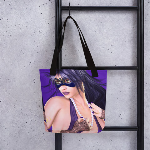 Purple Tears Tote Bag - By Donna Lisa - Donna Lisa Art