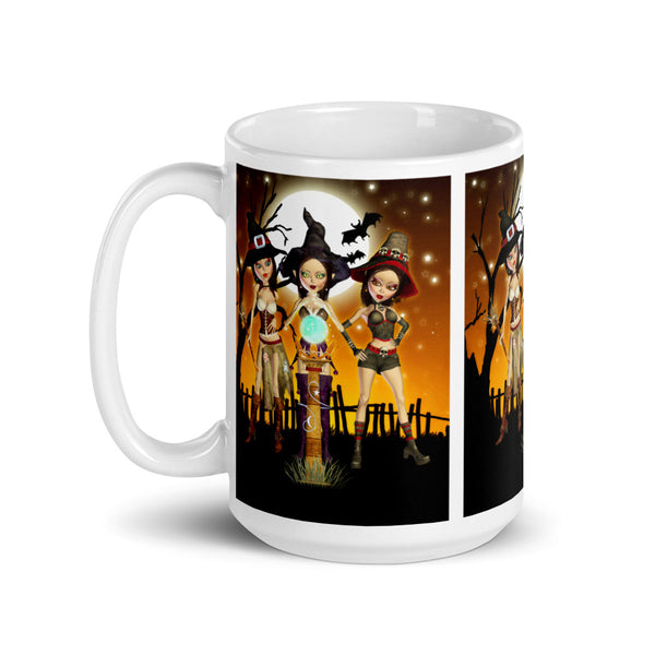 Sisters Three Witch Mug - Art by Donna Lisa