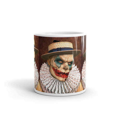 Sam Zombie Clown Art Mug by Donna Lisa