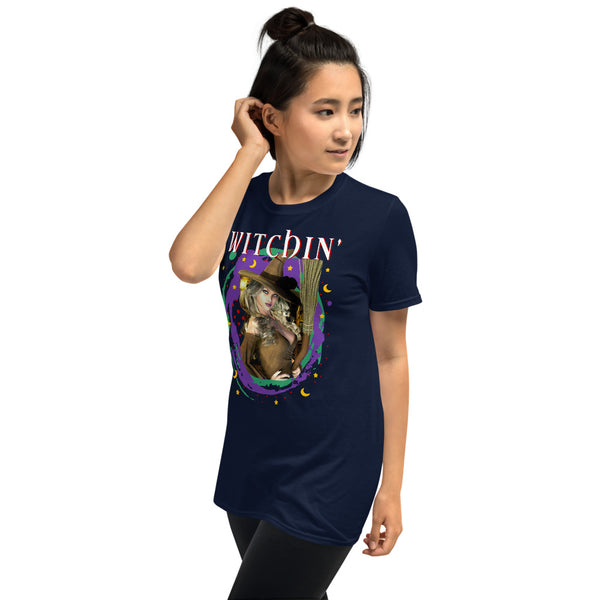 Witchin' Witch S/S Unisex DRK T-Shirt - Art by Donna Lisa