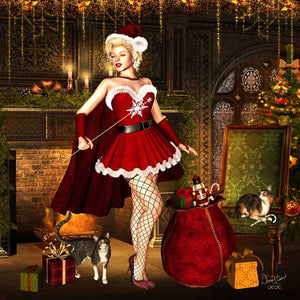 Santa Baby Fine Art Print - by Donna Lisa